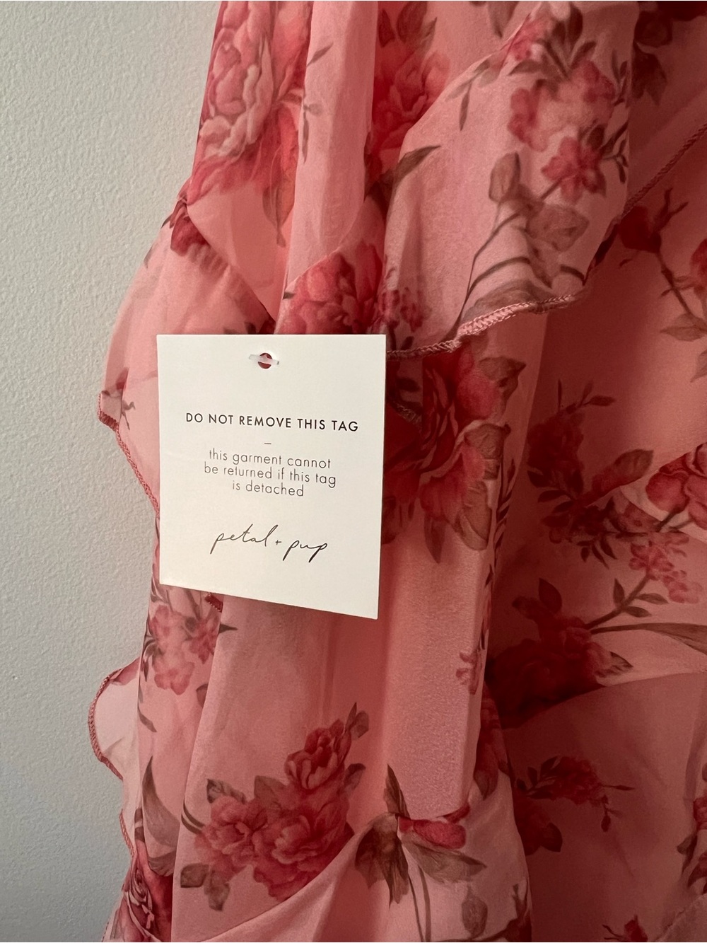 petal & pup ciao Ruffles Maxi Dress in Pink Floral - Picture 6 of 9